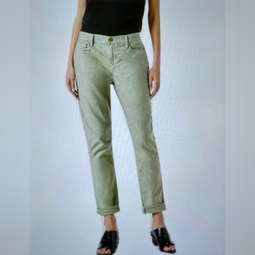 Frame Le Garçon Army Green Jean